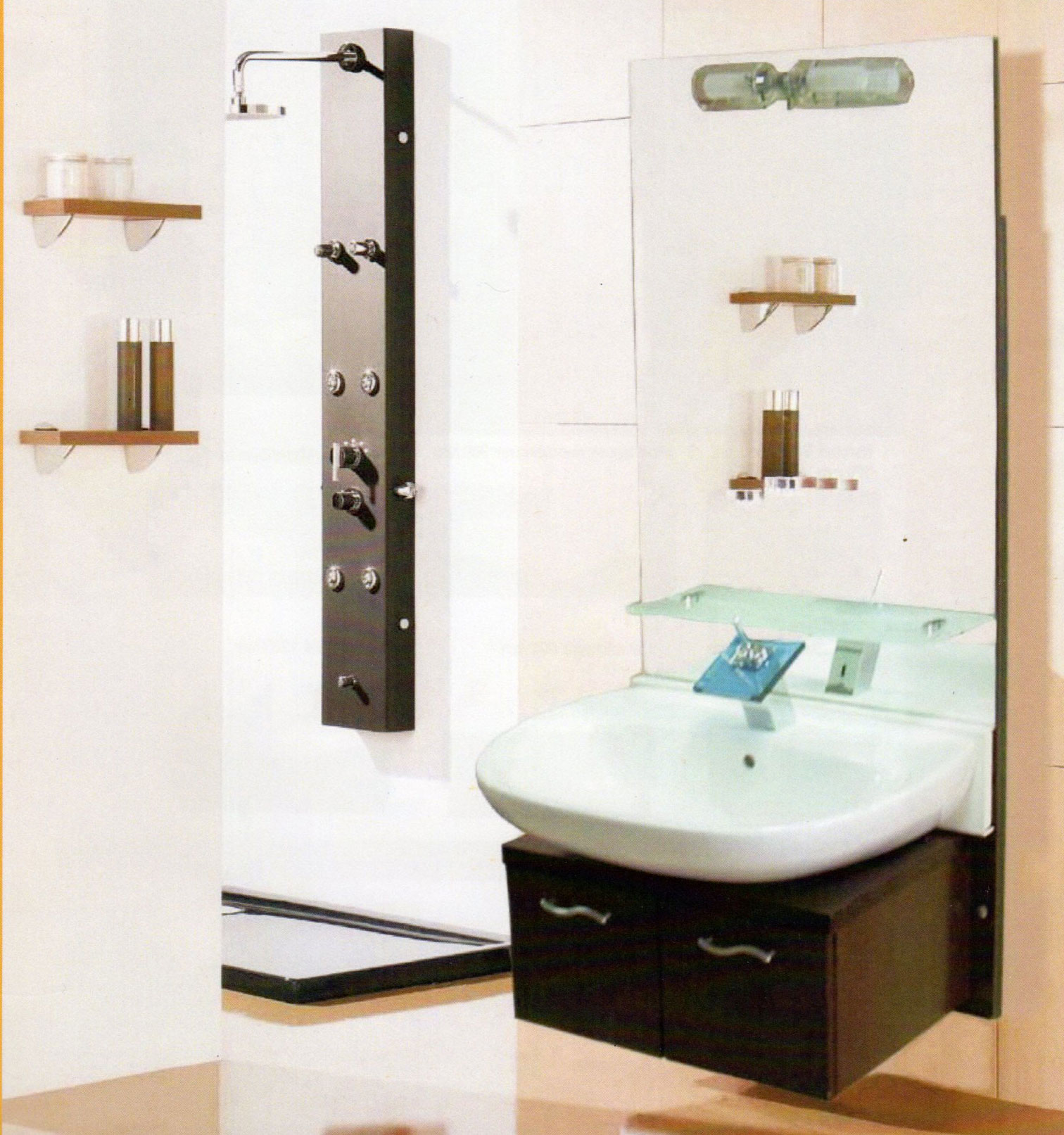 Lift-Waschtisch-Unterputz-integriert